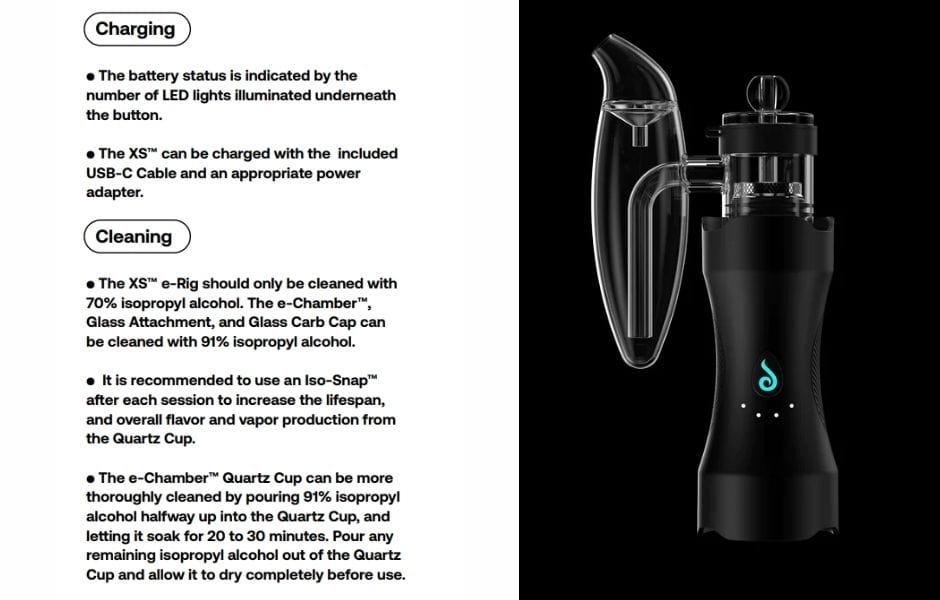 11 Dr. Dabber XS Mini Dab e-Rig Kit for Mind Vapes User Manual 7