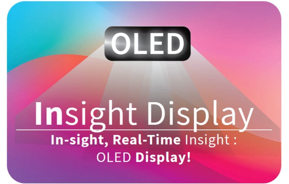 yocan black go OLED screen
