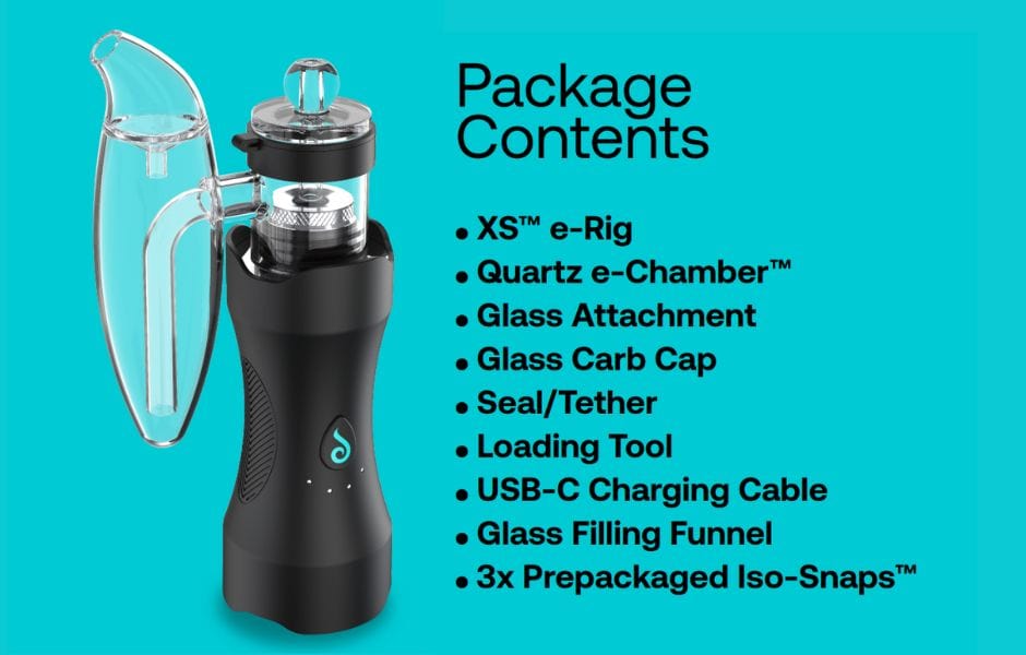 8 Dr. Dabber XS Mini Dab e-Rig Kit - Limited Editions on Mind Vapes Wiz Khalifa Version - Black to Yellow What's in the Package